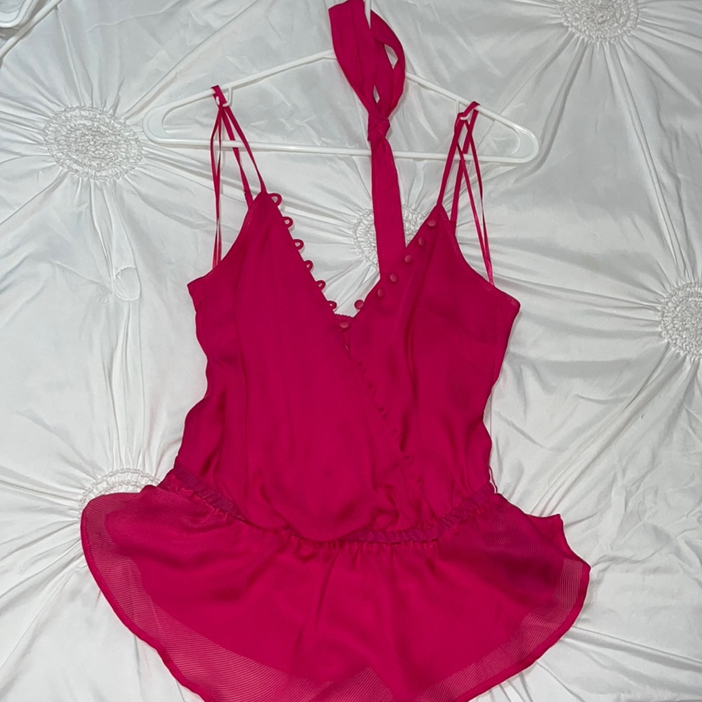 Pink blouse